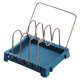 thumbnail image 1 of Soporte Para Tapa De Olla Para La Parte Superior De La Estufa Con 4 Estantes Para Utensilios Con Compartimentos Ajustables, Azul Sunnimix soporte de tapa para espátula, 1 of 7