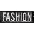 thumbnail image 3 of OnRei 24x11 Black Modern Framed Museum Art Print Titled - Fashion Sign, 3 of 5