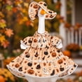 thumbnail image 6 of YuanGuangQ Thanksgiving Fall Maple Goose Outfit Goose Clothes for 23 in Cement or Plastic Geese Costume Dress for Yard Lawn Outdoor Garden Duck Statue Autumn Party Holiday Decor, 6 of 7