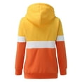 thumbnail image 3 of Women's Color Matching Pullover Hoodies Sweatshirt Pullover Turtleneck Tops Athletic Womens Sweatshirt Snap Hoodie Thick Womens Hoodies Pullover Womens Sweatshirt Jacket Color Hoodie for Women Women, 3 of 7