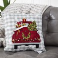 thumbnail image 2 of Mainstays Christmas Pickup Truck Decorative Throw Pillow, 18”x18”, 2 of 4
