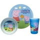 thumbnail image 2 of Juego de Vajilla Infantil de 5 Piezas Peppa Pig de Zak Designs, 2 of 7