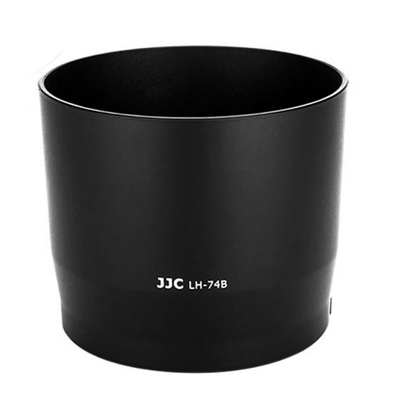 Canon 70-300mm Hood, ET74B, JJC LH-74B Reversible Lens Hood Shade for Canon EF 70-300mm f/4-5.6 is II USM Replaces Canon Lens Hood ET-74B, with Button to Lock or Release