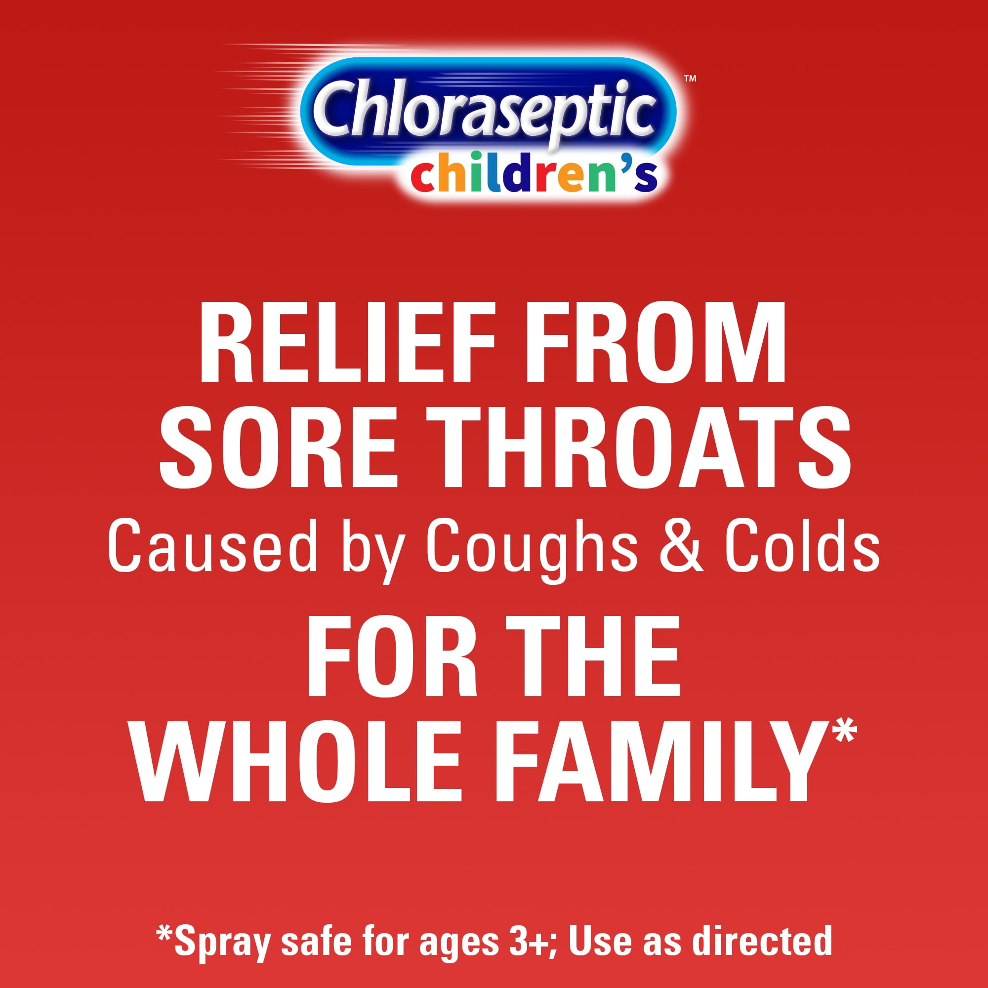 Chloraseptic Children’s Sore Throat Spray, Cherry-licious Throat Remedy, 6 oz