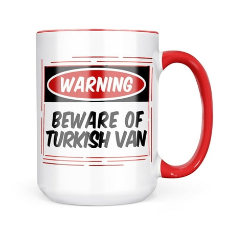 

Neonblond Beware of the Turkish Van Cat from Turkey Mug gift for Coffee Tea lovers