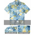 thumbnail image 5 of COOFANDY Men Casual Button Down Shirt Short Sleeve Summer Shirt Camp Collar Shirts, 5 of 6