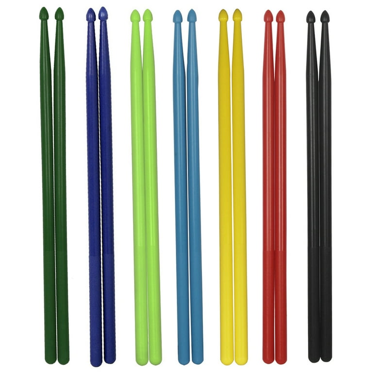 Cheers.US 1 Pair Drumsticks for Drum Light Durable Plastic Drum