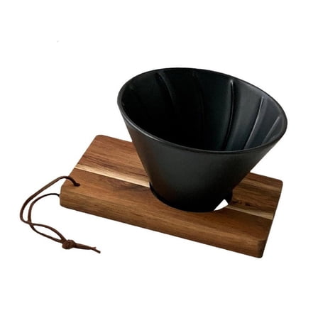 Reusable Ceramic Coffee Filter Holder Porcelain Pour Over Coffee Dripper Cone for Office and Outdoor Adventures Use