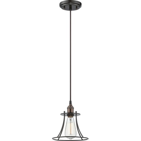 

Pendants 1 Light With Rustic Bronze Finish Metal E12 Incandescent 8 inch 100 Watts