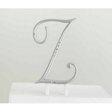 Silver Rhinestone Monogram, A