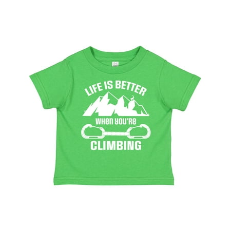 

Inktastic Rock Climbing Mountains Gift Toddler Boy or Toddler Girl T-Shirt