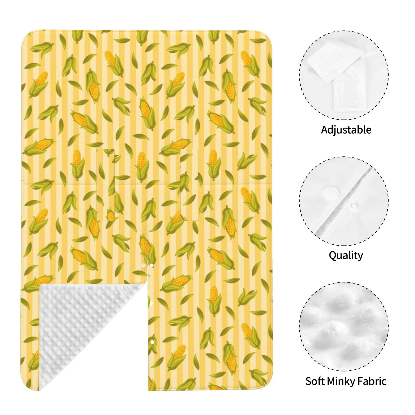 Car Seat Cover Baby - Cute Corn Yellow Stripe Breathable Infant Car Seat Cover for Baby Carseat, Lightweight Comfort Baby Essentials Must Haves Newborn Stuff for Girl Boy