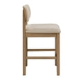 thumbnail image 6 of Better Homes & Gardens Juliet Counter Stools, Light Honey & Cream, Set of 2, 6 of 8