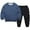 NY1, variant on Boys' 2-Piece Zip-Up Hoodie & Jogger Pants Set, Solid Color Sweatshirt and Sweatpants with Pockets (2T-7)