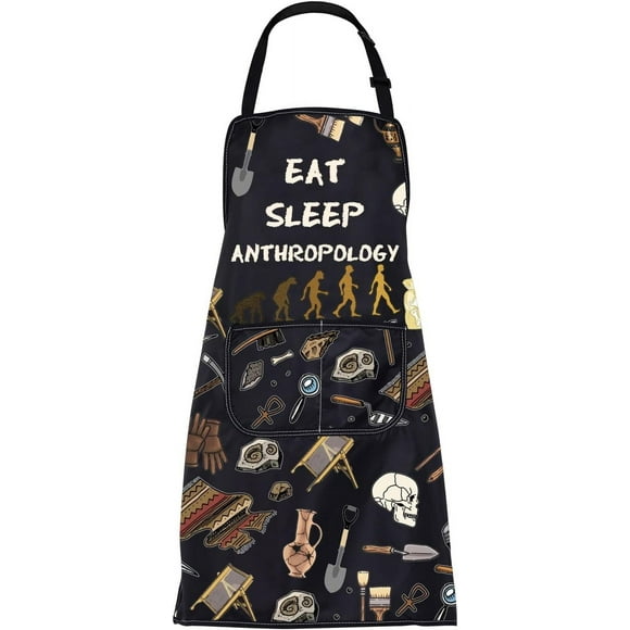 shiyou-Anthropology Apron - Unisex Adults - Coffee Apron - One Size Fits All - Kitchen/Cooking - Anthropology Enthusiasts, Cooks, Bakers, Crafters, Gardeners