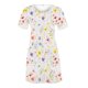 thumbnail image 4 of Puntoco Vestido De Mujer De Manga Corta Con Estampado Floral Y Cuello Redondo Blanco Xxl,Regalos Para Mujer Joven, 4 of 6