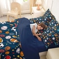 thumbnail image 4 of Feelyou Kids Football Twin Bedding Sets 7pcs, Rugby Sport Bedding Comforter Set, 4 of 7