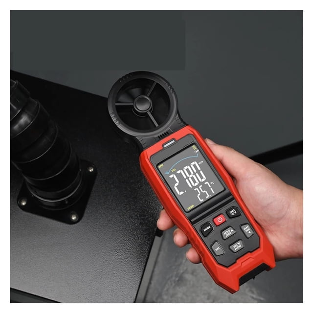Digital Anemometer Handheld Wind Speed Meter Measuring Air Flow Speed Wind Temperature LCD Backlight