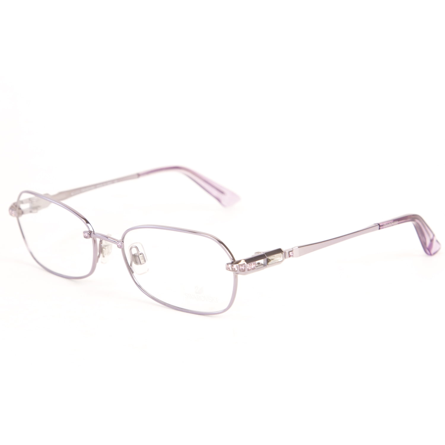 Swarovski Swarovski Womens Crystal Accent Metal Eyeglass Frames 