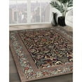 thumbnail image 3 of Ahgly Company Machine Washable Indoor Rectangle Traditional Khaki Green Area Rugs, 8' x 10', 3 of 7