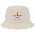 thumbnail image 2 of Women's New Era White Houston Astros Chrome Cozy Bucket Hat, 2 of 4