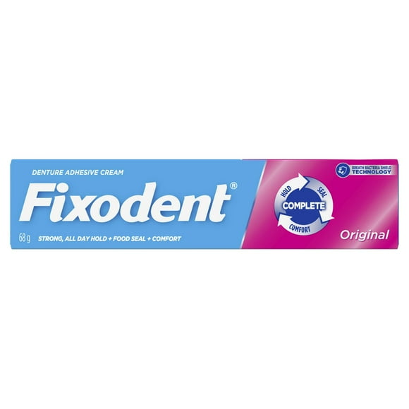 Adhésif sûr pour prothèses Fixodent Original 68 g
