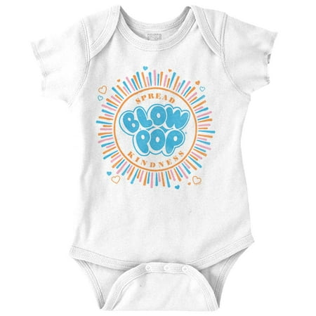 

Vintage Candy logo Spread Kindness Romper Boys or Girls Infant Baby Brisco Brands NB