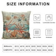 thumbnail image 5 of YANMS Throw Pillow Cover Vintage Ocean Theme Conch and Decorative Pillow Case Home Decor Square Cushion Cover Pillowcase (), 5 of 5