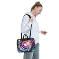 thumbnail image 6 of Lsque Geometry Dash Pattern Laptop Bag – Portable & Slim Single-Shoulder Computer Case with Adjustable Strap, Protective, Lightweight for 13”/14”/15.6” Laptops, 6 of 8