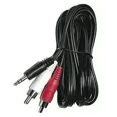 thumbnail image 2 of STARLIGHT- 12Ft 3.5Mm To 2Rca Cable 1/8" Stereo Audio Male To Dual Rca Male Y Splitter Cord, 2 of 5