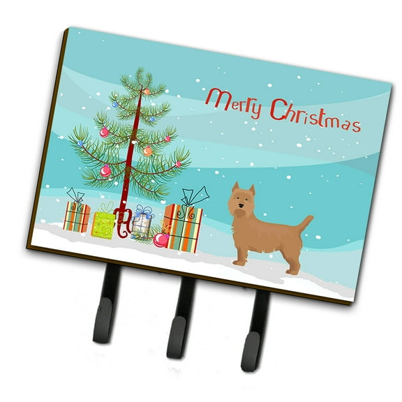 Airedale Terrier Christmas Tree Leash or Key Holder