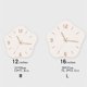 thumbnail image 2 of Reloj de pared for sala de estar, reloj de ambiente Simple, reloj de pared de cuarzo, hogar de lujo, silencioso, creativo, sin agujero, 2 of 3