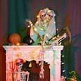thumbnail image 4 of Yescom 2 Pack 65" Two Headed Skeleton Bone Life Size Posable Prop Halloween Decoration, 4 of 10
