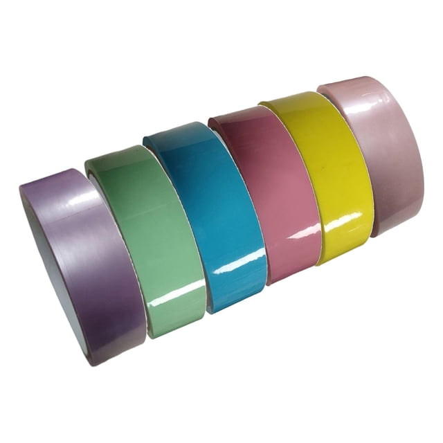 6 uds Cintas de bolas adhesivas Macarena juguetes relajantes de colores suministros de bricolaje Estilo L