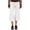 White, variant on Women Fold Over High Waist Stretchy Knit Cropped Culottes Wide Leg Flowy Seven Length Yoga Trousers For Training Walking Daily Casual Outdoor Outfits(Navy,S)