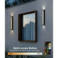 thumbnail image 3 of 23.6" RGB Outdoor LED Wall Sconce, 22W, 3 of 9