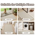 thumbnail image 4 of SIXHOME Washable Kitchen Rug, Absorbent Non-Slip Woven Floor Mat, 20"x48", Beige, Rugs for Sink, Laundry, Hallway, Bathroom, 4 of 8