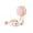 Pink, variant on Polka Dot Suction Cup Hair Dryer Holder No Drill Bathroom Organizer Wall Mount Blower Stand for Vanity Toilet Balcony Storage, Red