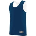 thumbnail image 2 of Augusta Sportswear 148 Men's Reversible Wicking Tank Navy/White 3XL, 2 of 2