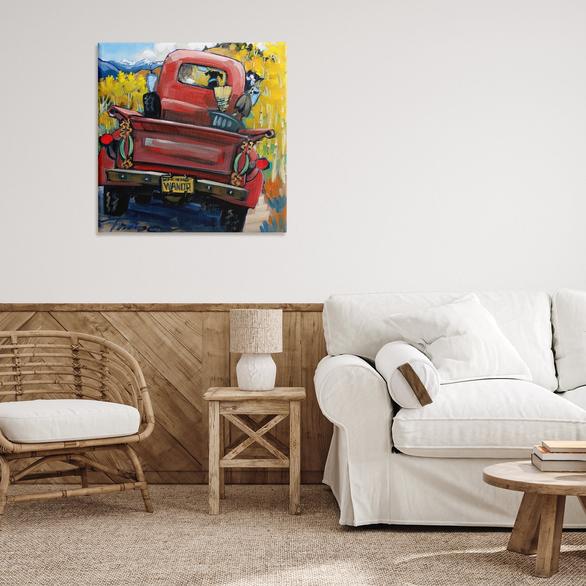 Stupell Industries Wander Truck Through Wheat Grass Canvas Wall Art, design by CR Townsend