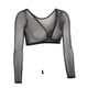 thumbnail image 4 of Sonducket Blusa femenina de poliéster Tops Camisa de moda y ajustable para mujer Traje de baño modesto Mujer Traje de baño modesto Mujer negro Type3 NO3, 4 of 6