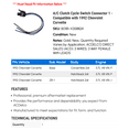 thumbnail image 2 of A/C Clutch Cycle Switch Connector 1 - Compatible with 1992 Chevrolet Corvette - AC Delco, 2 of 2