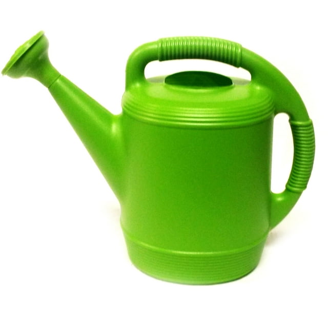 1/2 Gallon Plastic Watering Can | Indoor & Outdoor Plant Waterer With Removable Sprayer, Light Green