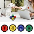 thumbnail image 4 of Botón De Comunicación Para Cachorros, Botón De Entrenamiento Interactivo Para Mascotas 4 Piezas Para El Hogar Para Viajar Octpeak Puppy Communication Button, 4 of 8