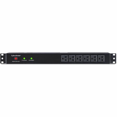 CyberPower Rackbar Surge Protection RKBS15S6F12R Zero-U/1U - surge protector