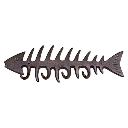 

Moocorvic Clearance Metal Iron Fish Hook Clothing Rack Hook Garden Wall Hook Decoration
