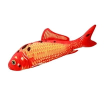Raindrops Plush Red Fish 3D Soft Cushion Pillow for Home Decor and Christmas Holiday Decoration