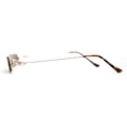 thumbnail image 3 of Full Opaque Rhinestone Lens Jewelry Eyeglasses NOT SEE THROUGH Gold Stud, 3 of 4