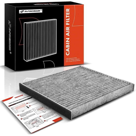 A-Premium Cabin Air Filter with Activated Carbon Compatible with Toyota Highlander 2001-2007 & Lexus RX300 1999-2003, IS300 2001-2005 Replace# 87139YZZ04, 871394802083