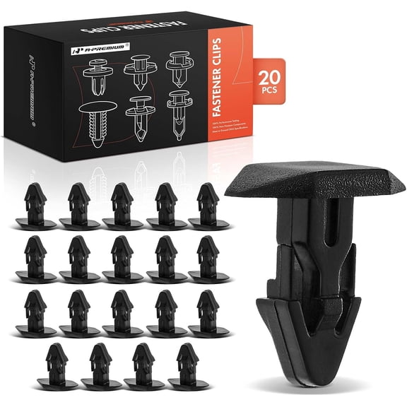 A-Premium 20 PCS Rear Hood Cowl Weatherstrip Car Retainer Fastener Push Pin Clips Compatible with Honda CR-V 1997-1999 Civic 1992-1999 Civic del Sol 1993-1997 Acura Integra 1992-1999 - for 7mm